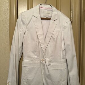 Banana Republic Women's Elegant White Blazer